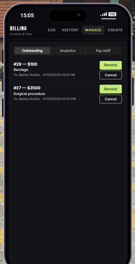 Billing for LB Phone & Tablet